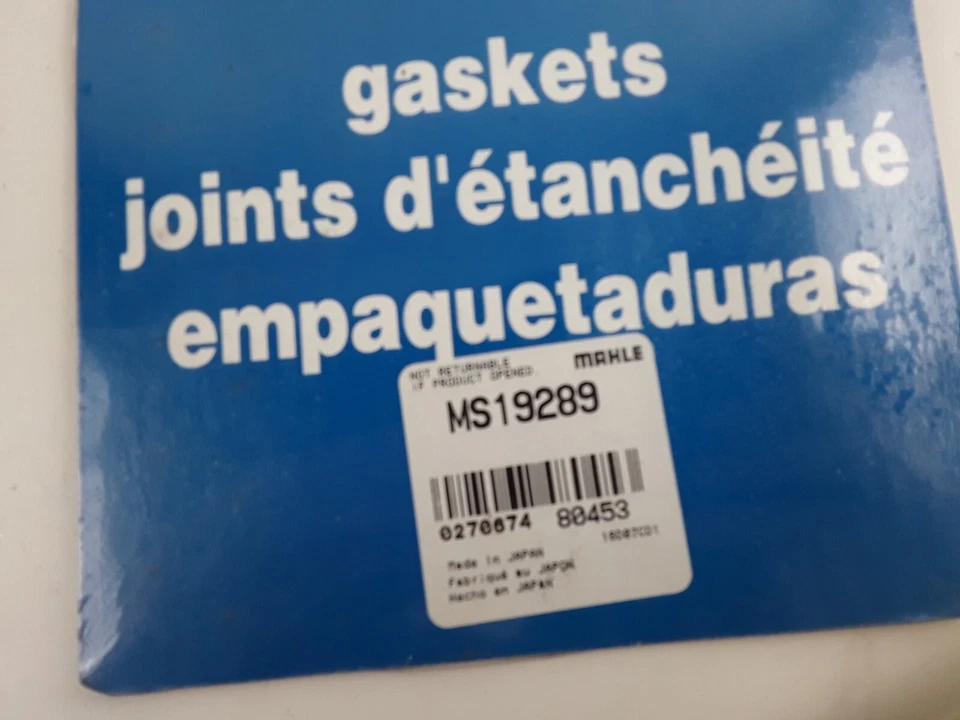 Junta plenum de inyección de combustible genuina Mahle MS19289 para Nissan Altima Sentra Foto 3 de 3