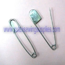 Laundry Large Net Bag Pins 5" Length Safety Pin - Pack of 5