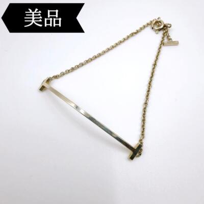 Tiffany Co T Square Smile Bracelet Sterling Silver Ag925