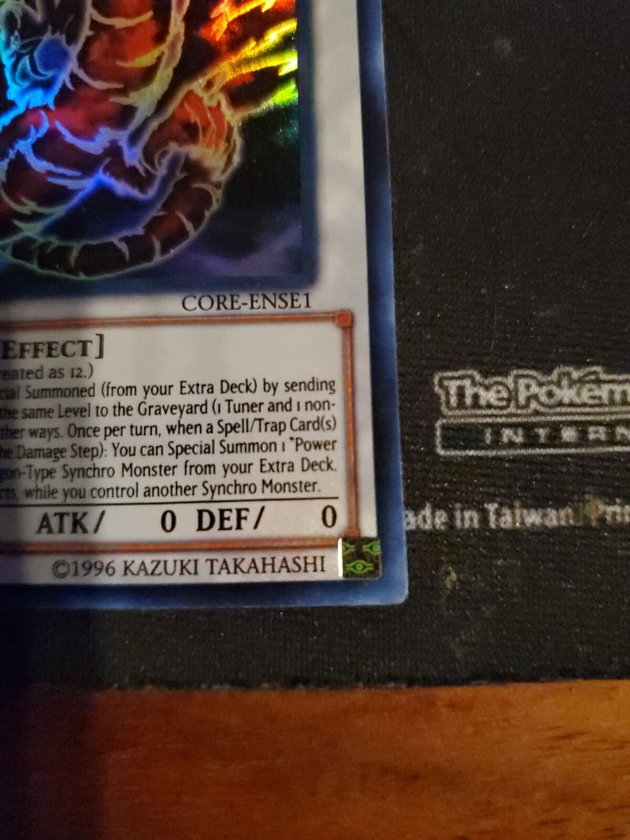Yugioh! Ultimaya Tzolkin CORE-ENSE1 Super Rare Limited Edition NM