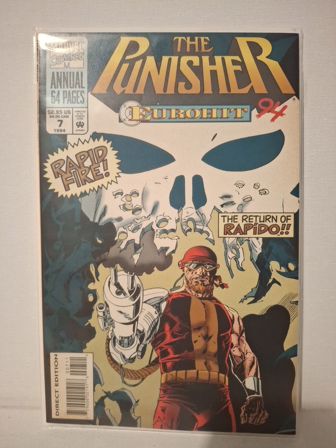 Punisher Annual #7 Marvel Comics 1994 Rapido Cover