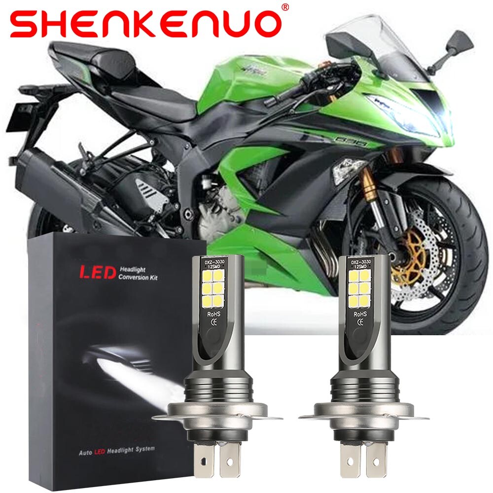 For Kawasaki ZX636 Ninja ZX-6R 05-2006 09-2015 ZX6R LED Headlight