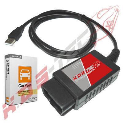 E 327 Diagnoseinterface Vollversion USB EOBD für Opel Mercedes BMW Fiat uvm.