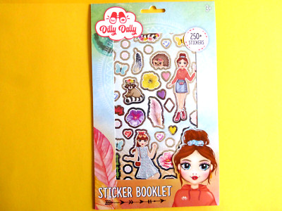 Stickerblock Dilly Dally  Kartengestaltung Basteln ca:250 Sticker