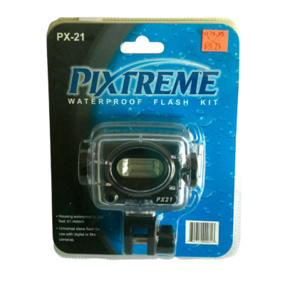 Waterproof Pixtreme PX21 Flash Kit Compact Slave Camera to 200 Ft G2U