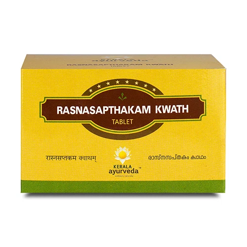 Kerala Ayurveda Rasnasapthakam Kwath Tablet 100 Nos anti-rheumatic for Arthritis - Picture 1 of 2