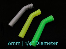 1PC 6mm  1/4" Silicone Exhaust Fume Smoke Deflector w/ Zip Ties RC Car Trucks