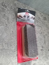 KIWI Wood Handle HORSE HAIR Bristol Shoe Shine Brush New open box