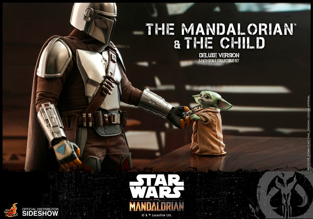 THE MANDALORIAN & CHILD~DLX~SIXTH SCALE FIGURE SET~TMS015~HOT TOYS