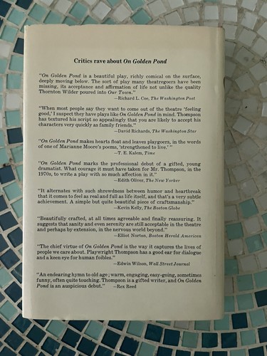 ERNEST THOMPSON "ON GOLDEN POND" 1979 - Picture 2 of 2