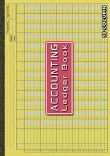 Accounting Ledger Book: 13 Column Accounting Ledger Log Book for Small Business,