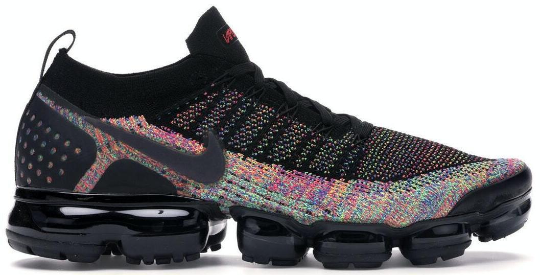靴 NIKE vapormax moc multicolor NIKE 2017 AIR VAPORMAX FLYKNIT MOC MULTICOLOR RAINBOW 9.5