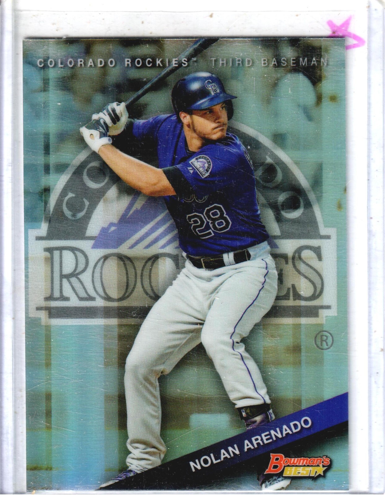 2015 Bowman's Best Nolan Arenado Refractor Qty