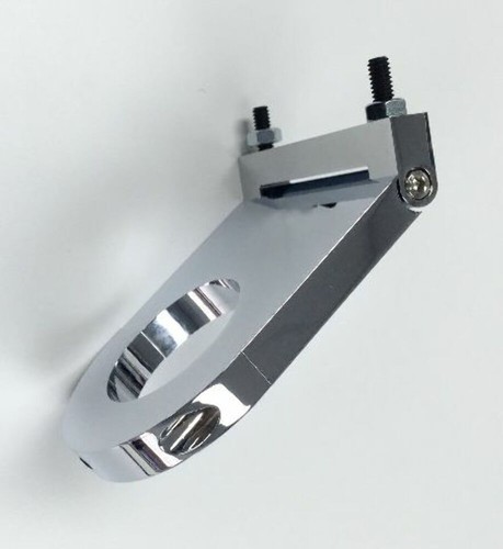 Hot Rod Chrome Aluminum 2 x 3 1/2 Inch Steering Column Drop - Foto 2 di 2