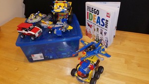 lego extra pieces in box