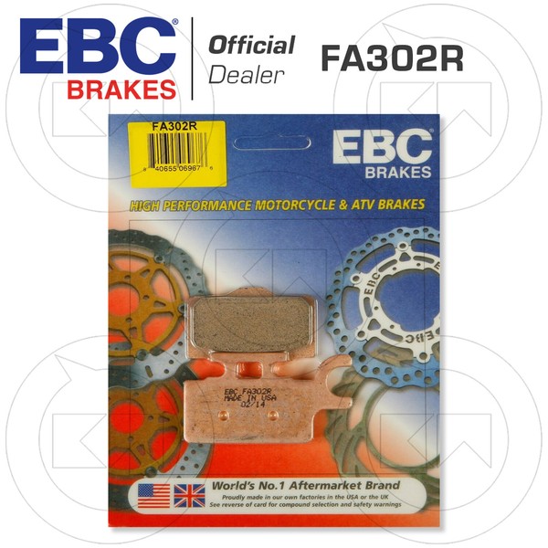 BremsbelÄGe Vorderachse EBC Sinter FA302R FüR Suzuki RM 65 2003-2005-image