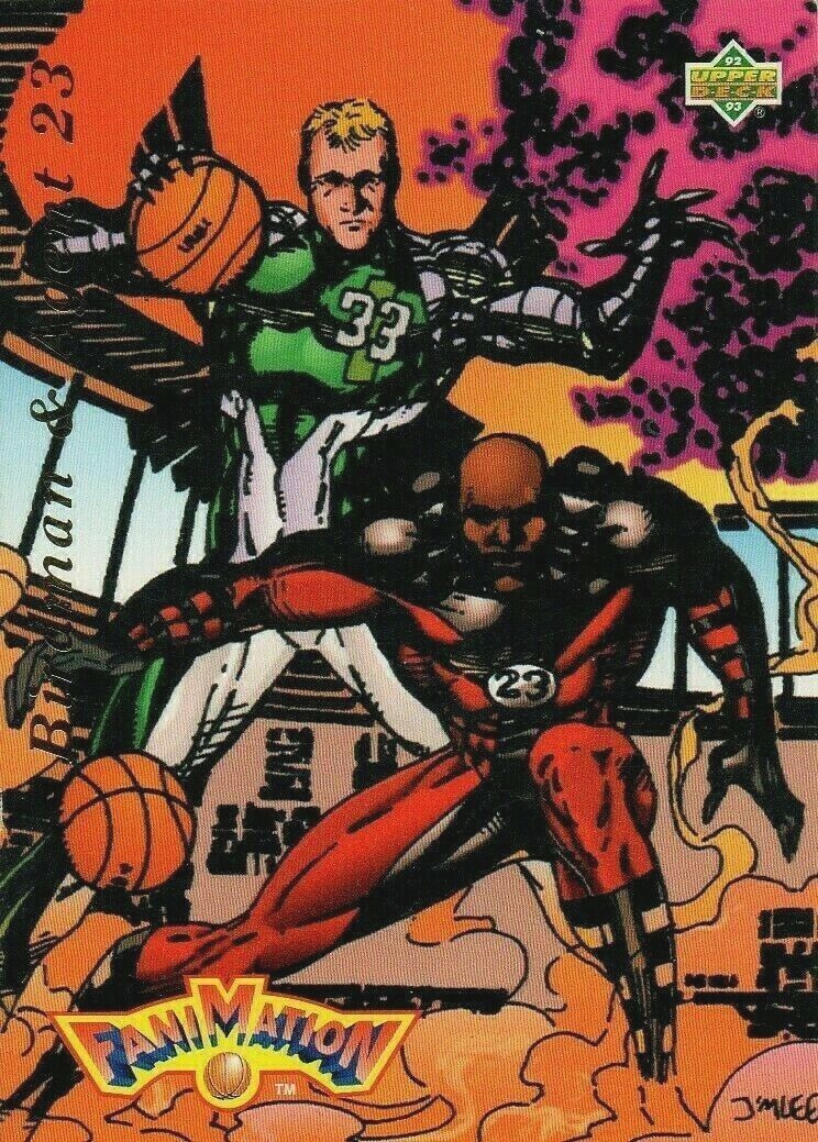 1992 UPPER DECK MICHAEL JORDAN LARRY BIRD FANIMATION BIRDMAN AGENT 23 #510 CARD