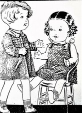 1203 Vintage Mail Order DOLL WARDROBE Pattern to KNIT Reproduction