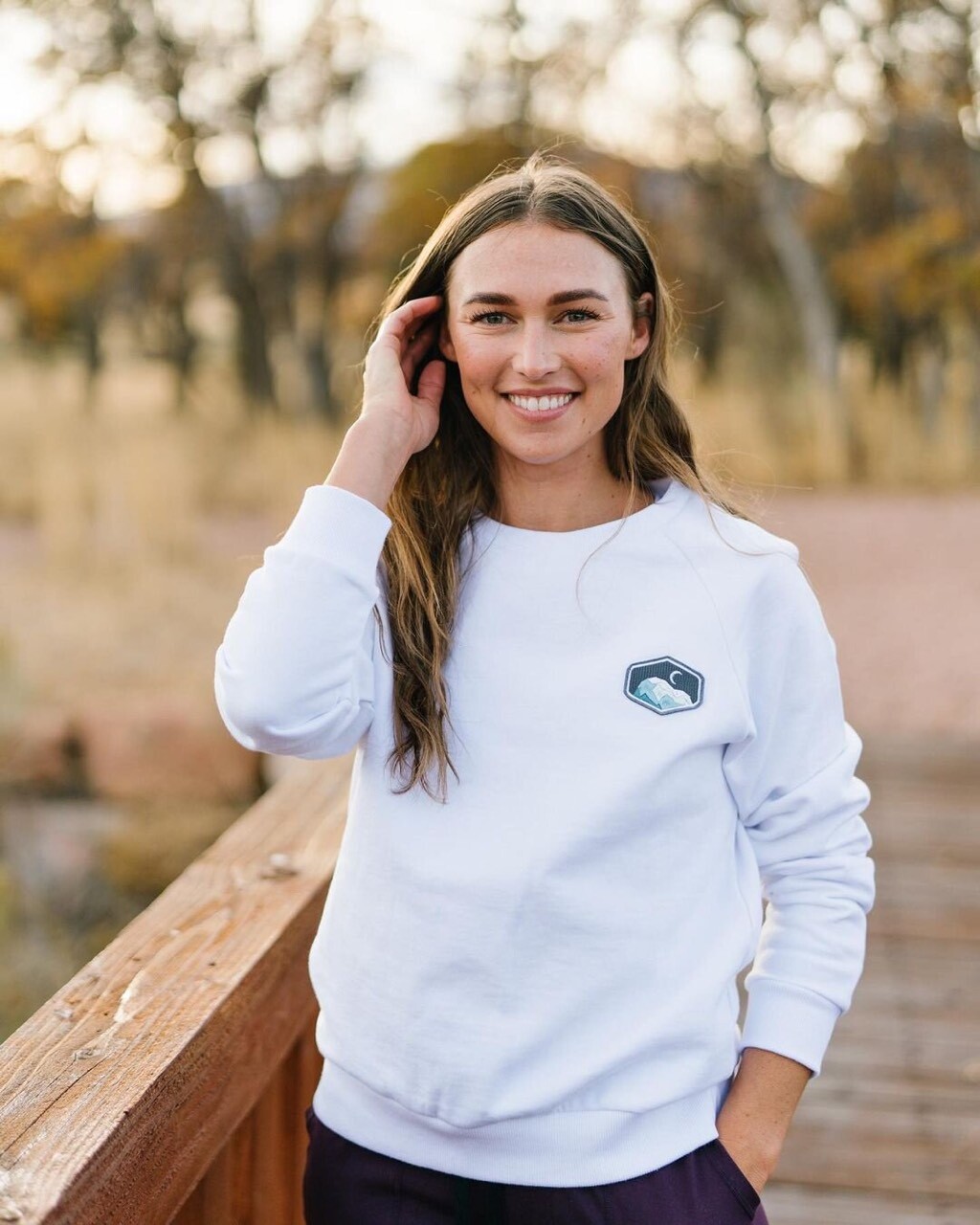 Zyia Active MOUNTAIN PATCH SWEATSHIRT - image 1