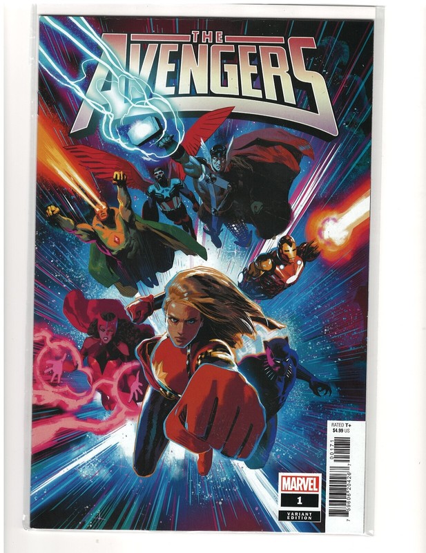 Avengers (Volume 8) #1 Ngu variant Captain Marvel Iron Man Black Panther 9.6