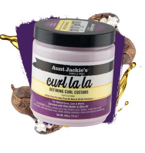Aunt Jackie’s Curl La La Defining Curl Custard Sulfate & Paraben Free 426g - Picture 4 of 4