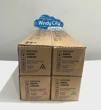 RICOH SAVIN LANIER C9100 C9110 Toner Set 828380 828381 828382 828383 Genuine NEW