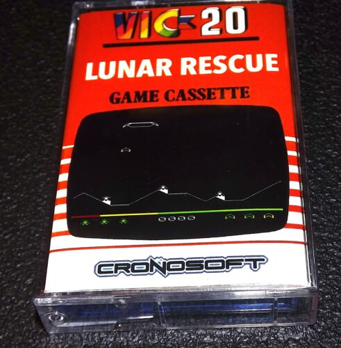 Commodore Vic 20 - nuovo gioco a cassette - LUNAR RESCUE - Cronosoft - Foto 2 di 2