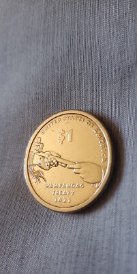 サカガウィアー1ドル硬貨　レアコイン wampanoag treaty イーグル s-l400.jpg