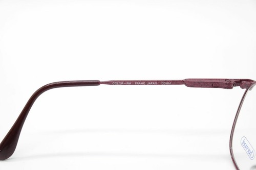 Vintage Charmant 4704 Wine Red Oval Glasses Frames Eyeglasses NOS - Picture 5 of 6