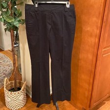 Ann Taylor LOFT Julie Trousers, black, 6, EUC