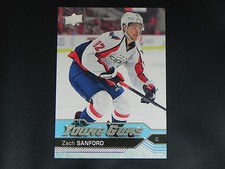2016-17 Upper Deck UD Young Guns #215 Zach Sanford Washington Capitals RC