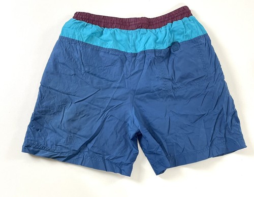 Vintage Nike BOYS L 14-16 Colorblock Lined Swim Trunks Shorts - Picture 7 of 11