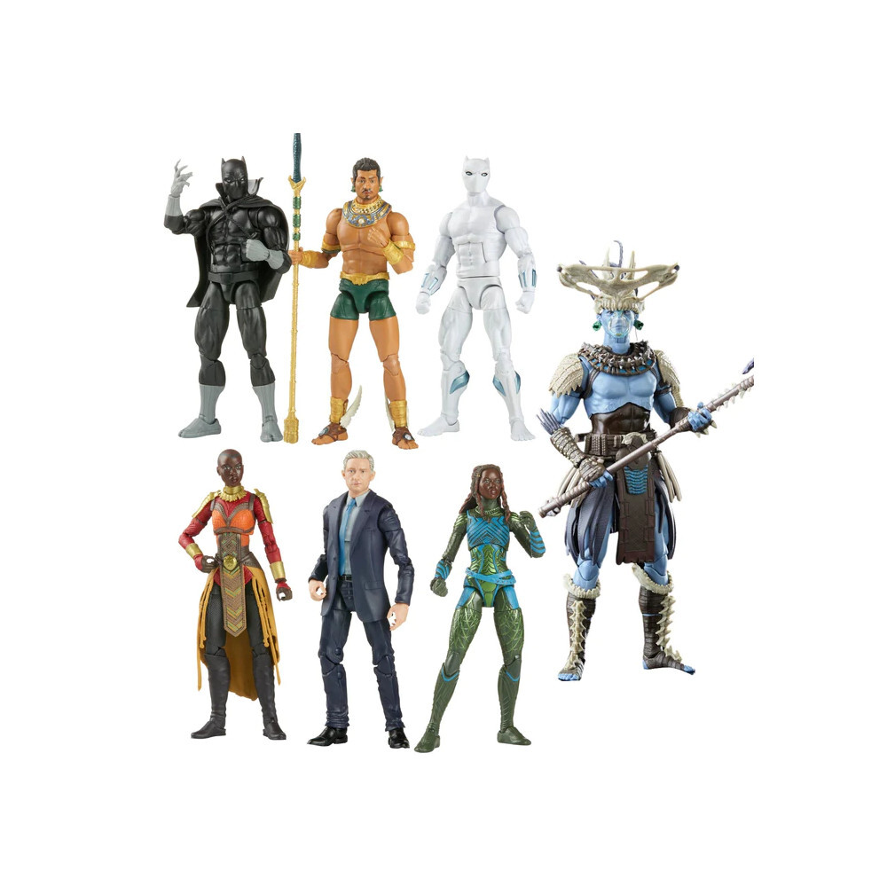 Figurine Black Panther Marvel Legends série Attuma Wave le coffret cadeau idéal pour fan
