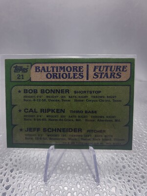 1982 Topps - Future Stars #21 Cal Ripken, Jeff Schneider, Bobby