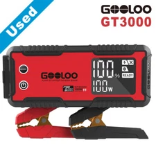 GOOLOO GT3000 Jump Starter 3000A 100W 2-Way Fast Charging, SuperSafe 12V Lithium