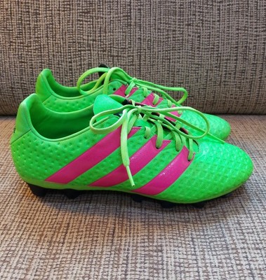 bright pink soccer cleats