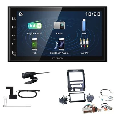Kenwood DMX129DAB   Autoradio für Ford F150 ab 2009 schwarz - Bild 1 von 4