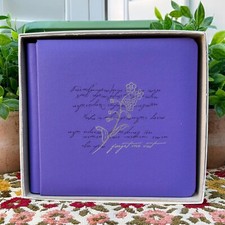 Creative Memories 7X7 The Triumph Album Purple FORGET ME NOT