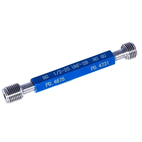 Tanfel 1/2-20 UNF-2B Taperlock GO NOGO Thread Plug Gage - Gauge.  CERTIFIED