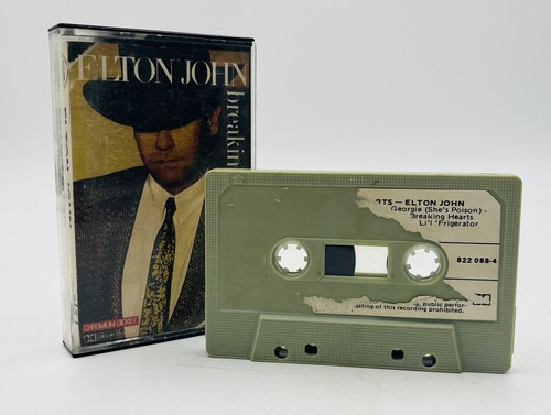 Elton John Breaking Hearts Cassette Tape 822 088-4 - Picture 5 of 5