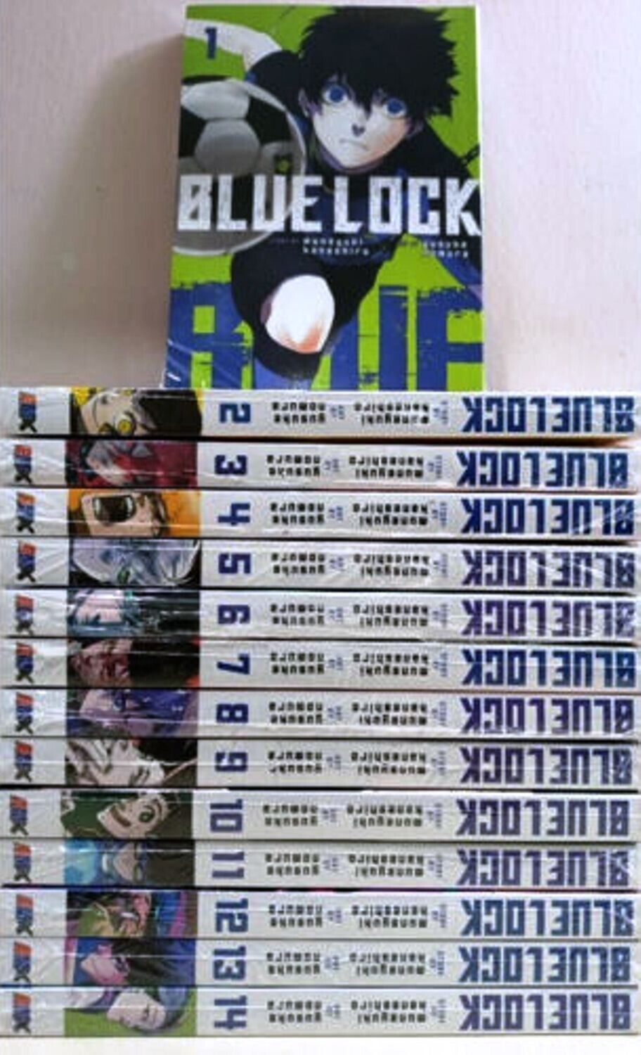 Blue Lock Cartoon Manga Book Set, 3 Livros, Conjunto de Personagens, 1  Volume, Extra 2 Volumes