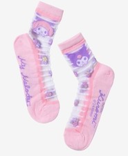 My Melody Mid Crew 1 Pair Shoe Size 5-10 Socks Sanrio