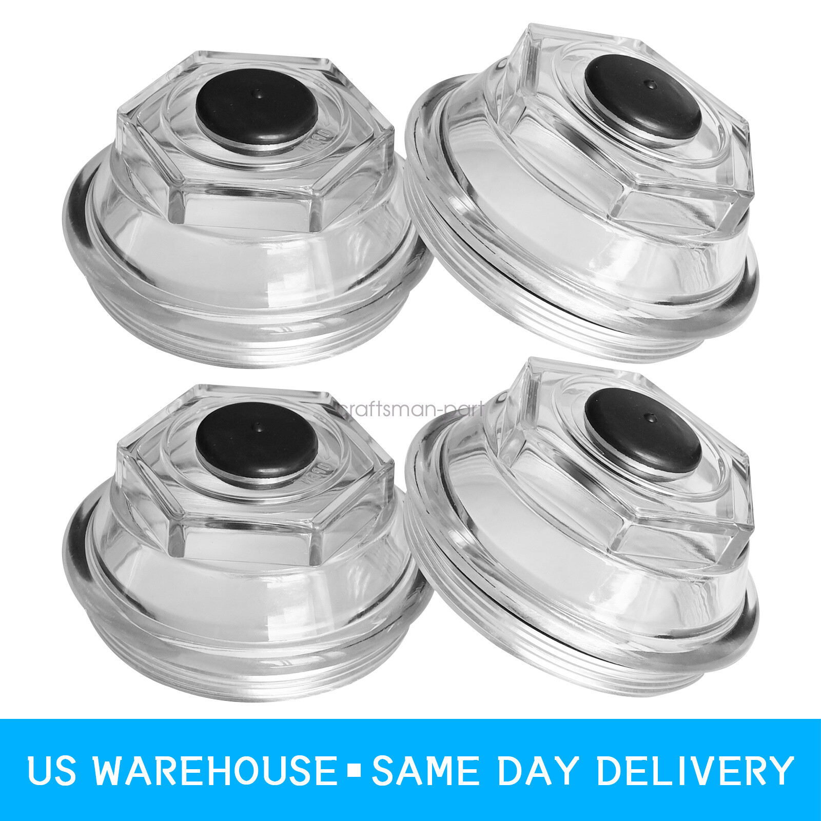 4X 3.5" Oil Bath Cap 2188 For Trailer Axle Dexter 9K 10K 8415 430 Afr