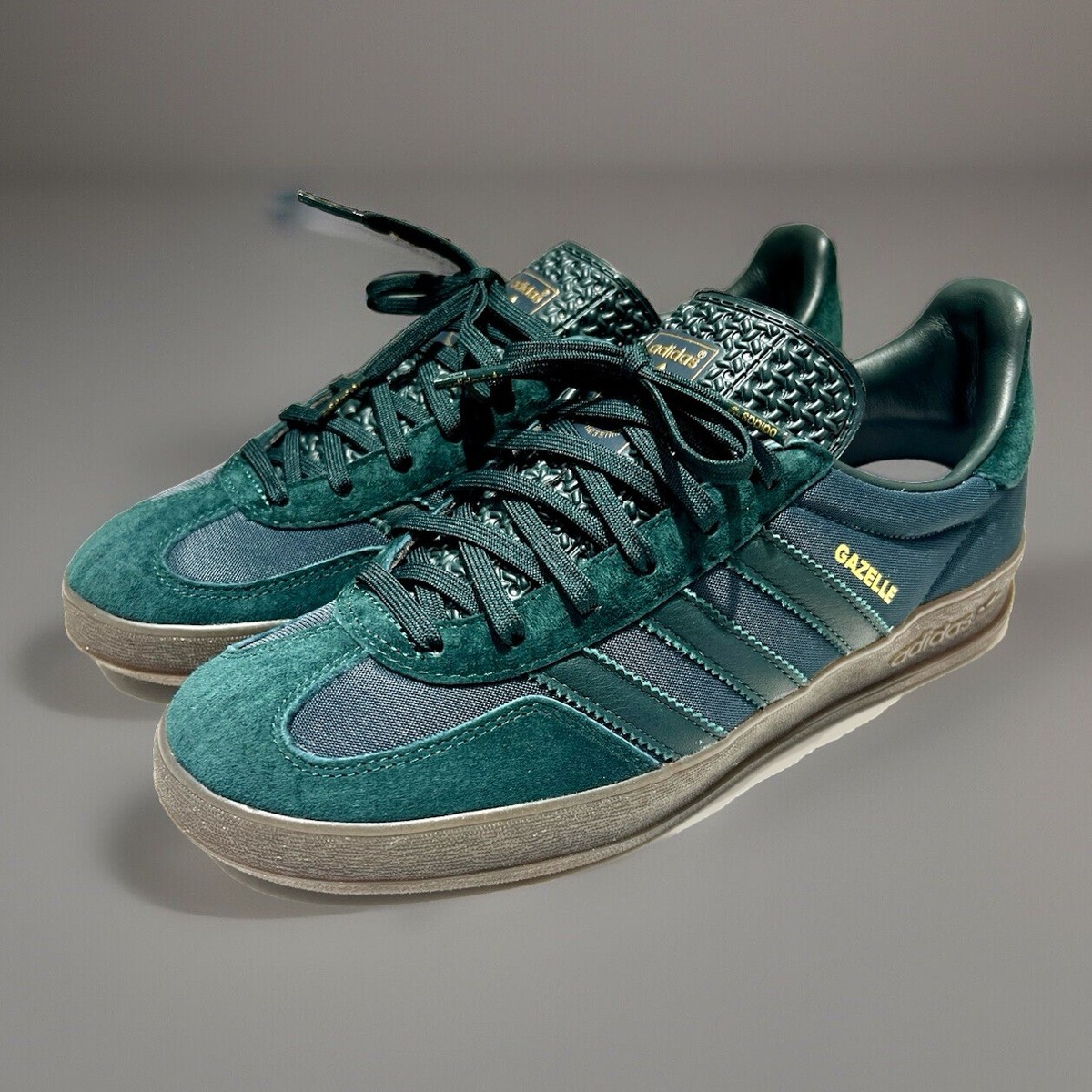 adidas gazelle silver green womens adidas Mens Gazelle Indoor Pro Shoes 9.5 main image 1
