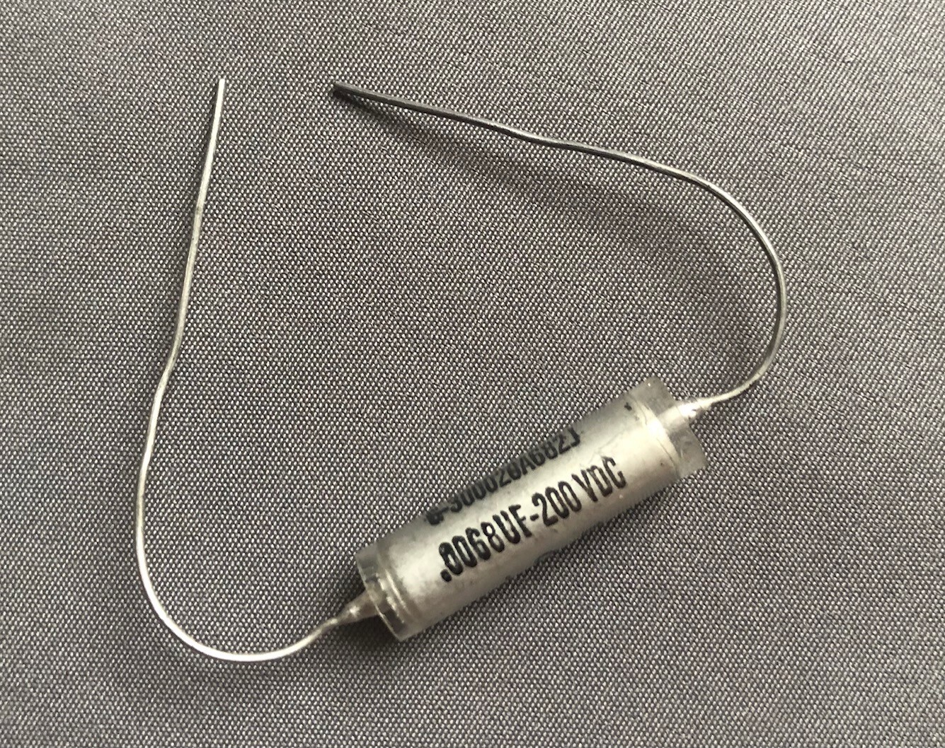 SPRAGUE .0068 uF 200V Vitamin Q PIO style oil capacitor tone cap mil spec NOS