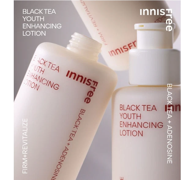 Innisfree NUEVO Té Negro Loción Mejoradora Juvenil 170 ml Cuidado de Día Reafirme y Revitalizante Foto 3 de 4