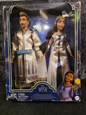 Mattel Disney Wish 2pack King Mangifico  Queen Amaya of Rosas