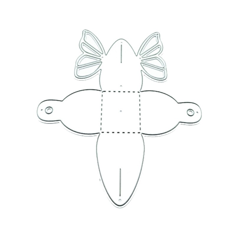 Candy Gift Box DieCut Paper Card Butterfly Box Cutting Dies Embossing