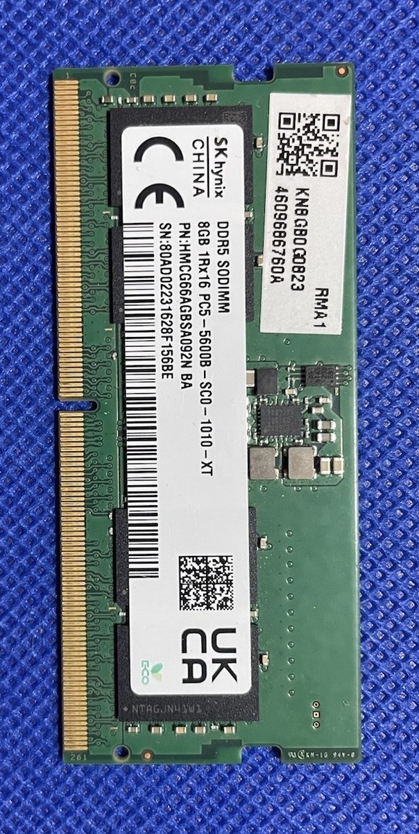 8GB SK Hynix DDR5 5600B-SC0-1010-XT Laptop RAM | eBay
