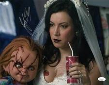 Jennifer Tilly Signed Autographed 11X14 Photo Bride of Chucky Veil JSA CF46678